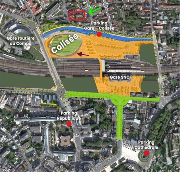 Studio 2 Chartres Gare Et Colisee A 100 M Eksteriør bilde